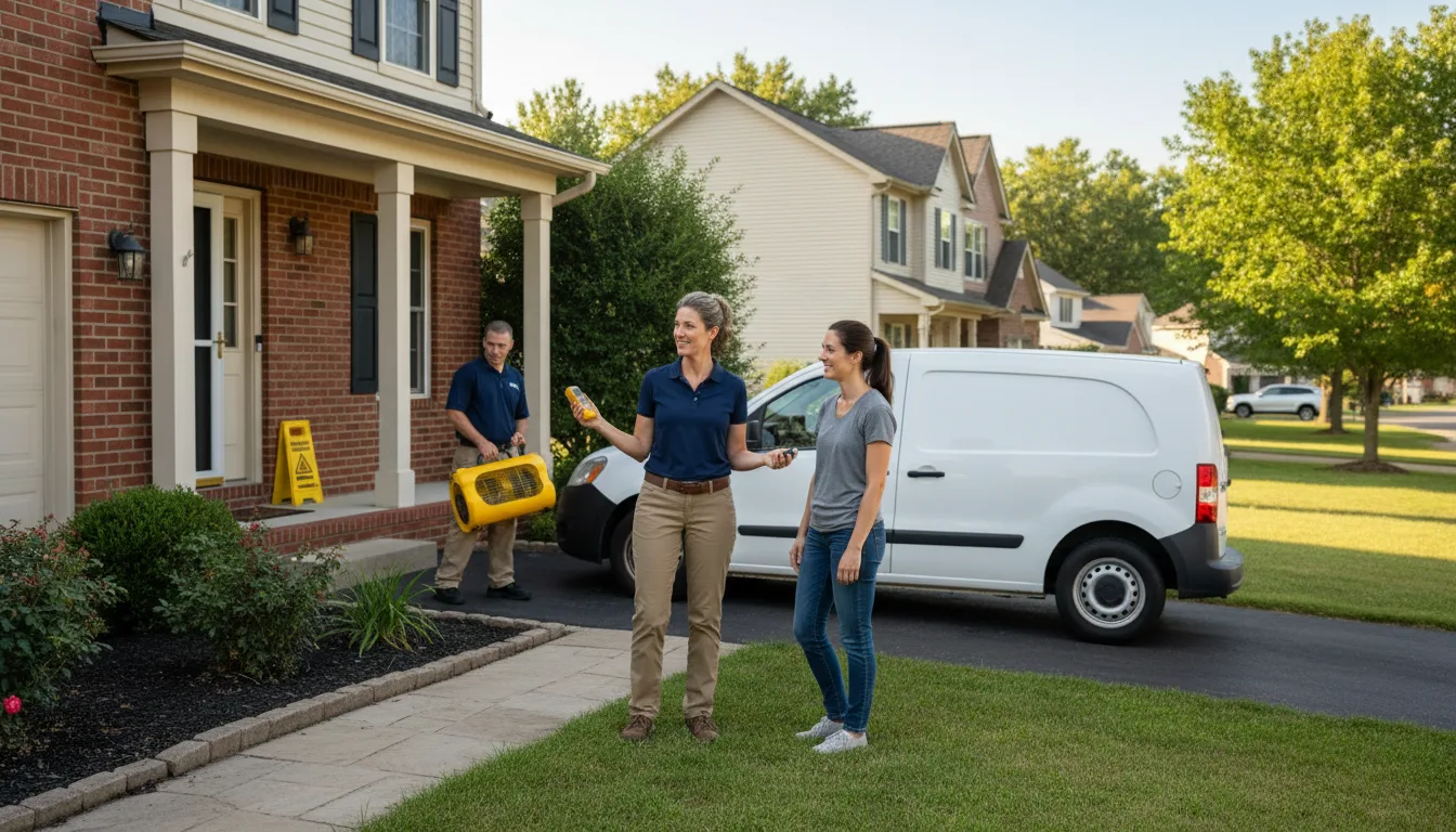 Water restoration image for Water Damage & Restoration Services in Toronto, KS